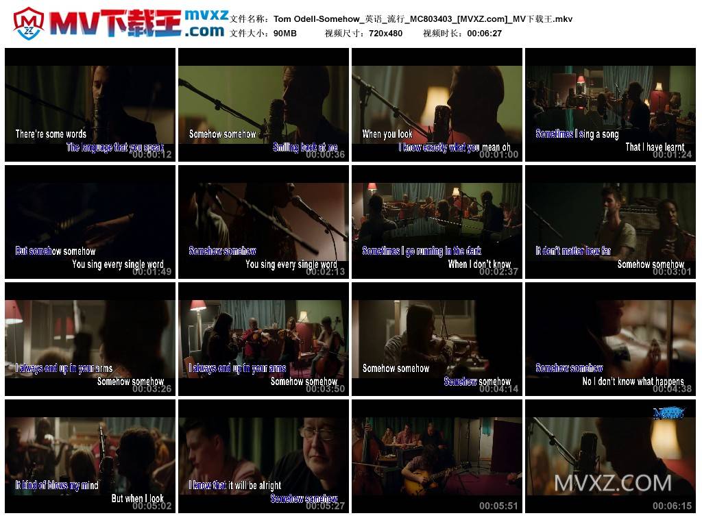 Tom Odell-Somehow_英语_流行_MC803403